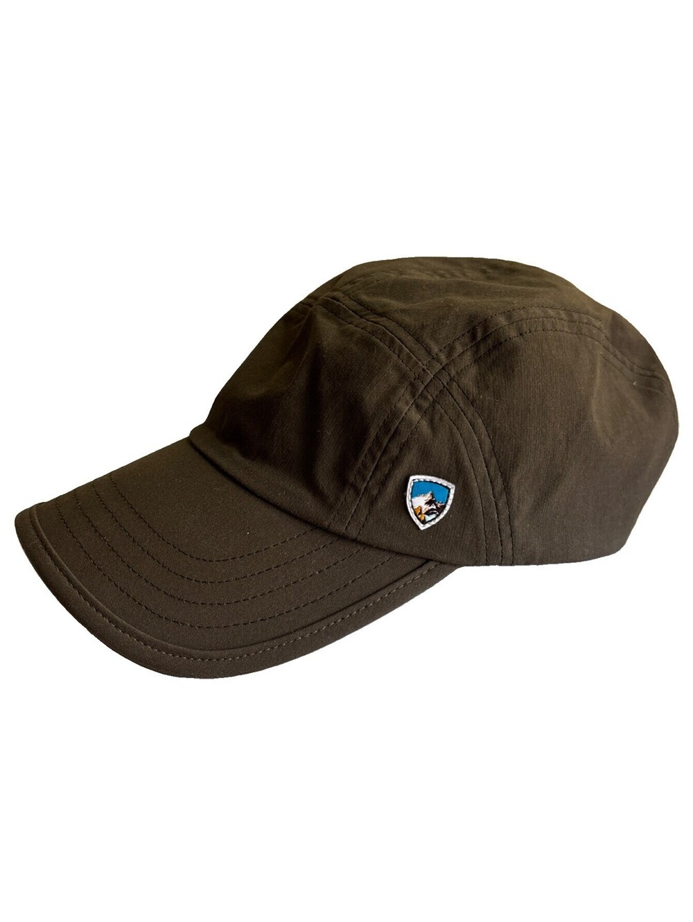 Kuhl Renegade 5 Panel Gun Metal Adjustable Buckle Strap Cap Unisex UPF 50+